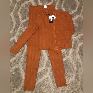 NWT FASHION NOVA IN A MOOD SWEATER LEGGING SET